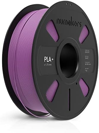 Numakers PLA mais filamento de impressora 3D, 1,75 mm, precisão dimensional +/- 0,03 mm, 1 kg de bobo, compatível