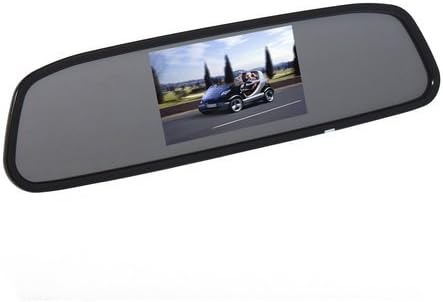 5 polegadas TFT LCD COR COR TRASEIRA Vista Monitor de espelho para estacionamento Câmera de backup DVD VCC