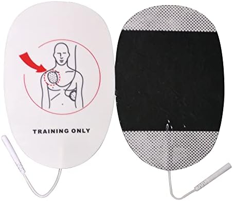 1Pair AED Treinath Pads Electroding Pad Pediatric para AED Trainer XFT-120C+ XFT-D0009