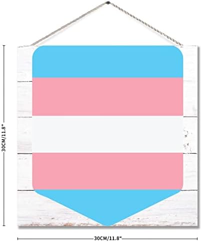 Eu sou um sinal de madeira pansexual, sinal de parede do orgulho gay, sinal LGBT Igualdade Rainbow Igualdade Lésbica Decoração decorativa Decoração de arte da parede para sala de estar