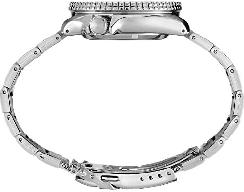 Seiko Srpd61 5 Sports Men's Watch Silver-Tone 42,5mm Aço inoxidável