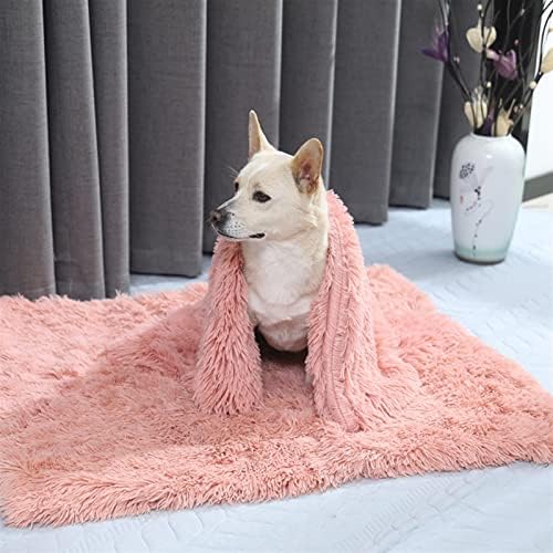 Mmyydds Pet Clanta Cobertor Dormindo Almofada Cenil Dog Cushion Clante quente Adequado para cães e gatos pequenos, médios