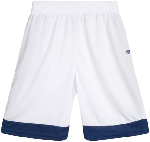 Conjunto de shorts ativos dos garotos RBX - camiseta de 4 peças de performance e shorts Conjunto de roupas infantis