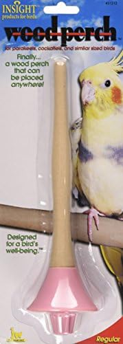JW Pet Company Insight Wood Perch Bird Acessório, regular