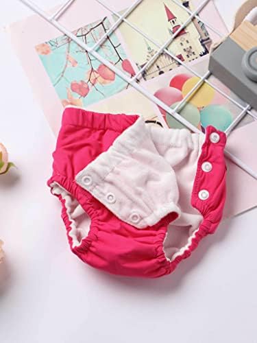 Venjoe Toddler Reutiliza fralda de natação bebê meninos meninas meninas aula de banho lavável calça de moda de banho