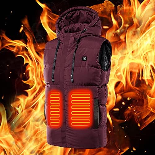 Jaquetas de aquecimento para roupas quentes de inverno, roupas aquecidas de pesca de esqui de pilotagem através de
