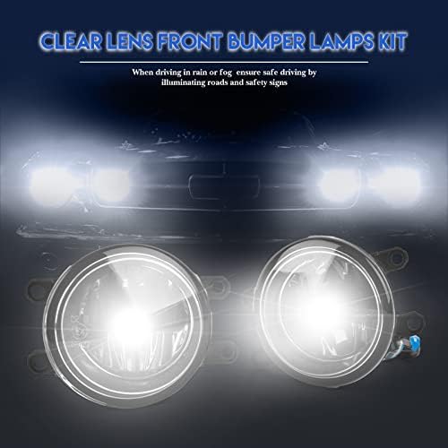 RP Power notável, luz de nevoeiro LED para 2012 2013 2014 Camry Clear Bumper Drl Fog Luz com lâmpadas LED e Kit de fiação e switch
