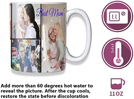 Photo de caneca de caneca de café mágica personalizada para copos de cor personalizada TAZAS Magicas Personalizas 11 oz -6
