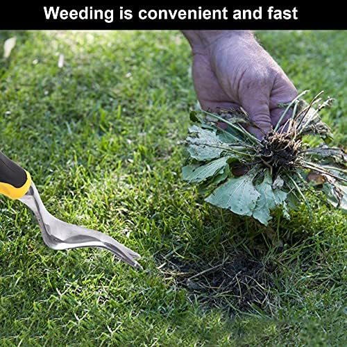 Ferramenta de extrator de ervas daninhas de mão, ferramenta manual de ervas daninhas para jardim, ferramentas de jardim