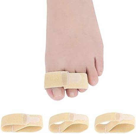 Akoak 2 pcs esticam alça do dedo do pé, sobreposição de polegar valgo vestível, correção de bandagem de dedão, alça,