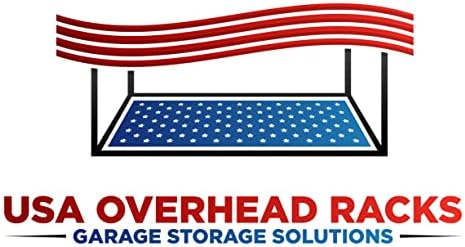 USA RACTS SOBRE DESPECIONADOS 2 pés x 4ft rack de armazenamento de teto de garagem para garagem pesada com decks de aço revestido