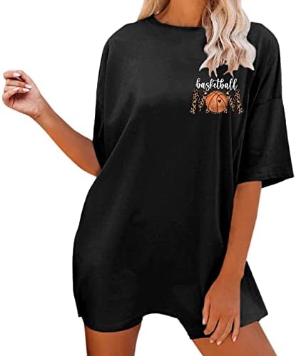 Mulher compressão de manga longa camisa feminina primavera no verão impressa manga curta o pescoço de tamanho grande camiseta