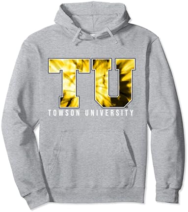 TOWSON UNIVERSIDADE TIGERS TIE-DYE PULLOVER COWIE