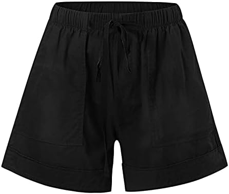Shorts para mulheres plus size de tamanho casual calça curta cintura elástica cintura confortável shorts de treino de praia