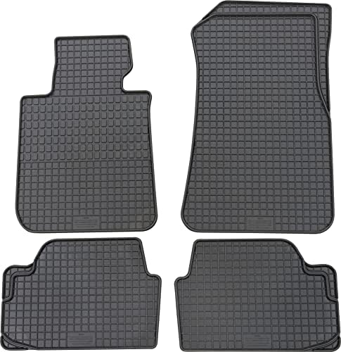 Petex Rubber Mats premium de 4 peças preto + raspador de gelo teste de imagem 52/2021