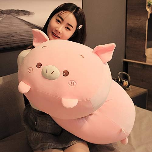 Jensquaify Pig Plelight Pillow Pig Soft Pilled Animal Toy Piggy Pillow, 33,5