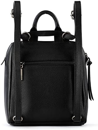A mochila conversível da SAK Women Mini conversível em couro, tabaco em relevo, um tamanho