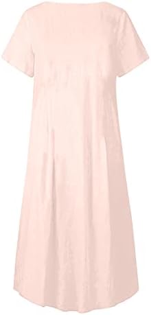 Vestido rosa fqzwong para mulheres sexy verão 2023 casual formal elegante partido club de praia férias de férias de maneira
