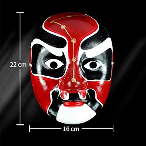 Vosareia DIY Full 3pcs máscara de ópera chinesa 3d Ópera clássica de máscara de ópera de ópera clássica para decoração de parede de