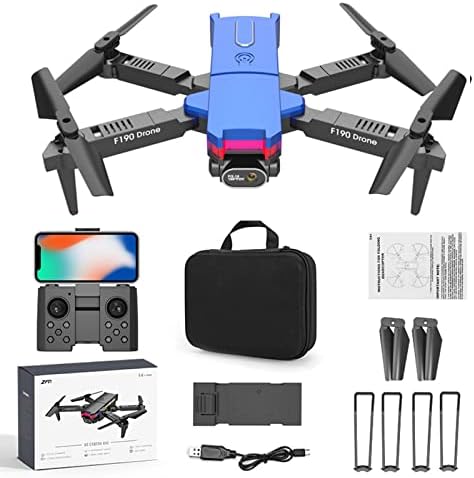 Xunion Drone com Daul 4K HD FPV Câmera Remote Control Toys Gifts Para meninos meninas com altitude Hold sem cabeça One Key Start Spee 99x220519CBA2204201302BU Blue