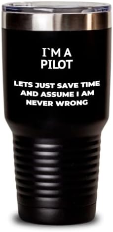 Piloto, presentes piloto para homens, presentes piloto, tumbler para piloto, presentes piloto de helicóptero, sou um piloto, vamos