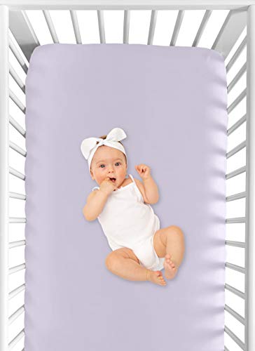 Sweet Jojo Designs Lavanda Purple Baby ou Criano Cribtel Folhe