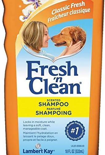 Lambert Kay Fresh 'n Limpo Shampoo Cão Profissional Cão e Cato Procurando 18 oz Uso pronto