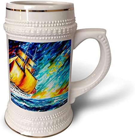 3drose alt ship arte digital. Navio fantástico e o último vislumbre. - 22 onças de caneca