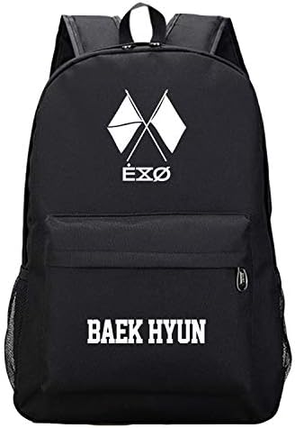 XKPOPFANS KPOP EXO Backpack Obsession Baekhyun Chanyeol Sehun Bookbag School School College Bag
