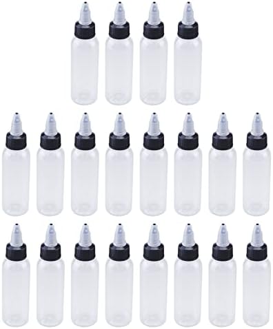 Garrafas de aperto de plástico hngson dispensando garrafas vazias 120ml, 15pcs