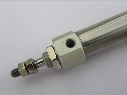 Fevas Bore 10mm x 75mm Stroke Pneumatic CDJ2B Série de aço inoxidável Mini cilindro