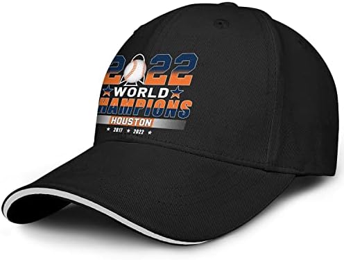 Houston Hat 2022 World Champs Hat Baseball Fãs Cap presente ajustável