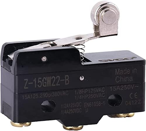 Berrysun Limit Switch de dobradiça curta normalmente aberta/feche o interruptor limite da alavanca Z-15GW22-b