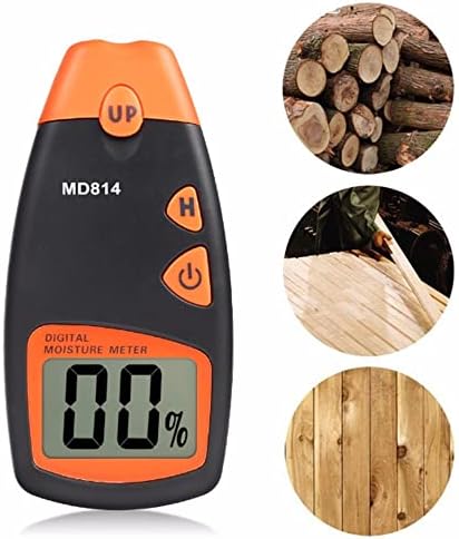 Xixian Wood Tester MD814 Tipo de agulha Hygrômetro de madeira LCD Display Digital Wood Log Detector Testador de umidade do piso
