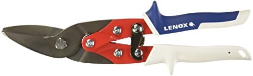 Lenox Tools Snips, aviação, esquerda, vermelho
