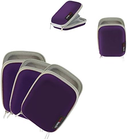 Navitech Purple Water Hard Digital Dash Came Case Caso Compatível com o Garmin Dashcam 66W
