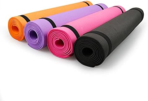 Flystcn Yoga Mat Yoga Mats Anti-Slip Blanket PVC Gymnastic Fitness Exeching Pad para feminino Sport Yoga Mat