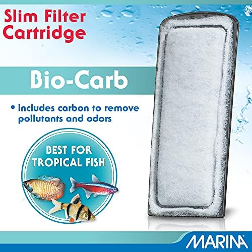 Marina Slim Filter Carbon Plus Ceramic Cartidge, 3 cartuchos cada