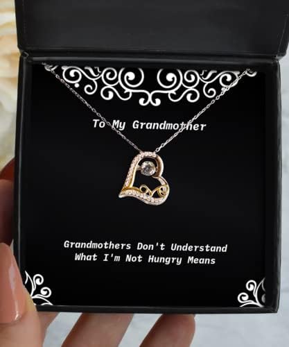 As avós não entendem o que não estou com fome significa avó do colar da dança do amor, novos presentes da avó, para vovó