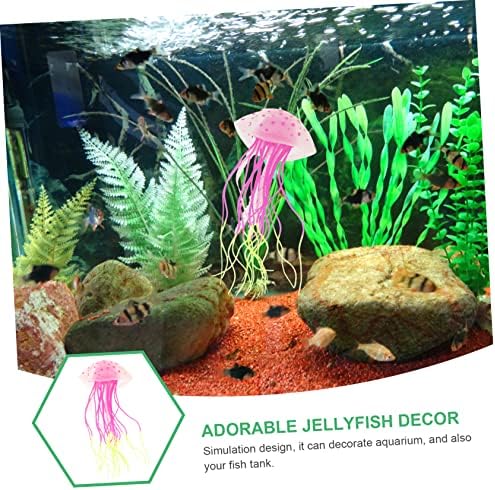 IPETBOOM 4pcs simulados artificiales fluorescentes para aquários Acessórios simulação simulação brilhante decoração de aquário luminosa