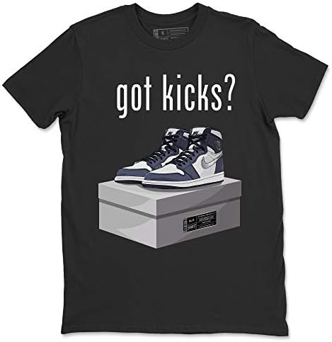 365 Impressão Got Kicks T -shirt - Midnight Navy Sneaker Matching Roup