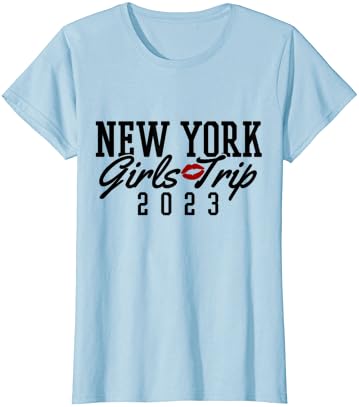 Trip feminina de Nova York Viagem 2023 T-shirt de grupo de férias de Nova York