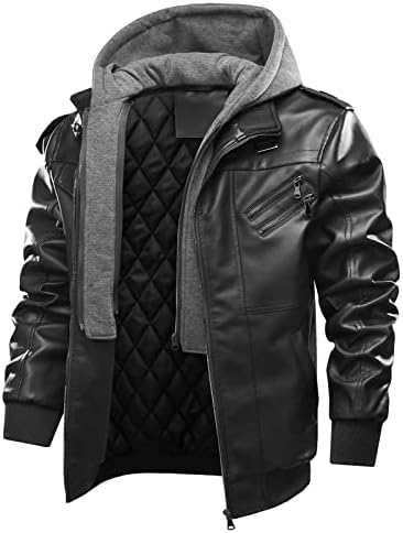Jaqueta de camisa de flanela masculina com capuz de manga longa e ladeada casaco xadrez de moletom para baixo de capuz grosso fora de inverno