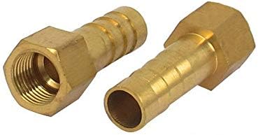 Conector farpado BE-Tool 1/8 x φ8mm Brass BSP Conectores fêmea marceneiro de tubo de mangueira para ar/combustível/água