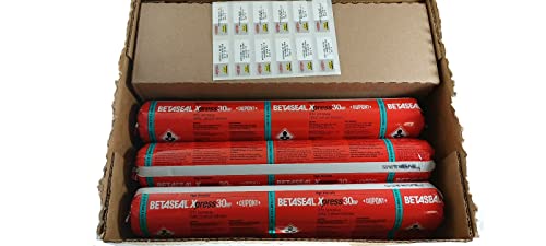 Betaseal xpress 30 pb de vidro automático de cura avançada uretano, selante adesivo 9 salsichas com 4,2oz 5504g iniciador