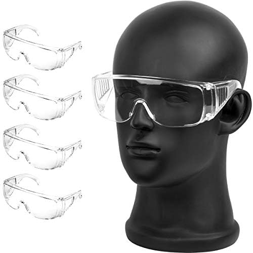 Óculos de proteção médica do dnzpfu óculos protetores para excesso de óculos de conforto para enfermeiros, óculos de proteção