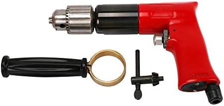 Junte-se a Ware 1/2 Chuck Pneumatic Power Tools Reversível Drill Air Blackking 1,5-10mm Capacidade de mandril para perfurar Auto 500 rpm