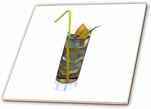 Bebidas gráficas de boehm 3drose - uma bebida alcoólica de bola alta - azulejos