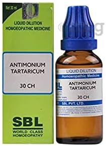 Diluição SBL Antimonium Tartaricum 30 CH