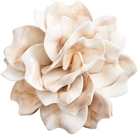 Kim Seybert Dahlia Napkin Rings em Ivory, conjunto de 4